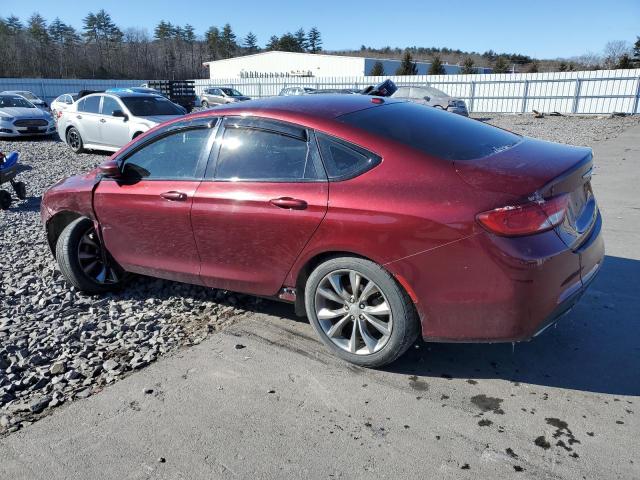 1C3CCCBB9FN585388 - 2015 CHRYSLER 200 S BURGUNDY photo 2