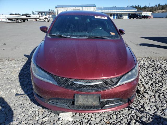 1C3CCCBB9FN585388 - 2015 CHRYSLER 200 S BURGUNDY photo 5