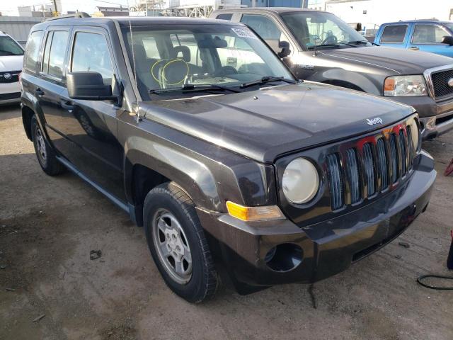 1J8FT28078D560208 - 2008 JEEP PATRIOT SPORT BLACK photo 1