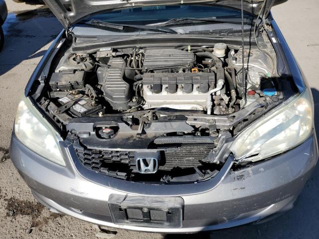 1HGEM22044L076507 - 2004 HONDA CIVIC EX GRAY photo 11