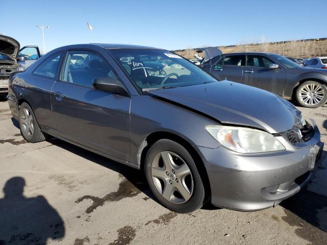 1HGEM22044L076507 - 2004 HONDA CIVIC EX GRAY photo 4