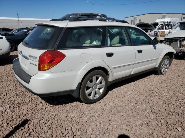 4S4BP61C877341756 - 2007 SUBARU OUTBACK OUTBACK 2.5I WHITE photo 3