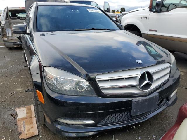 WDDGF5EB2BR182406 - 2011 MERCEDES-BENZ C 300 BLACK photo 5