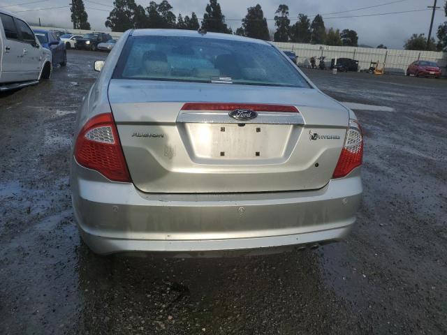 3FADP0L31AR256710 - 2010 FORD FUSION HYBRID SILVER photo 6