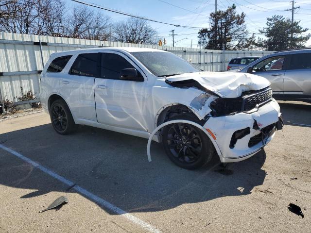 1C4RDJDG0MC765836 - 2021 DODGE DURANGO GT WHITE photo 4