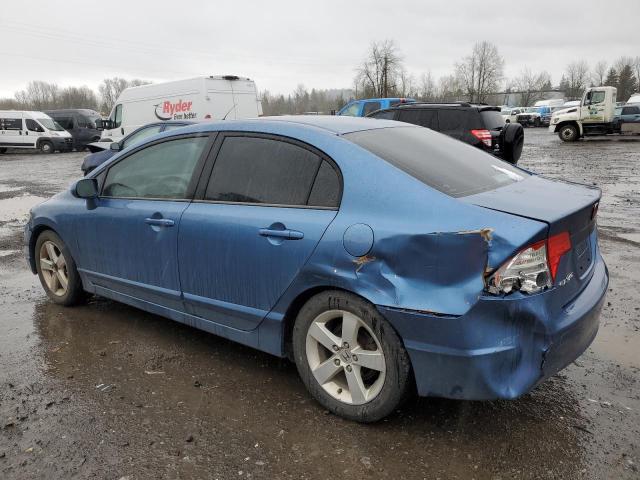 1HGFA16806L057432 - 2006 HONDA CIVIC EX BLUE photo 2