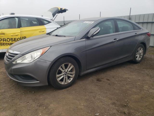 5NPEB4AC8EH914104 - 2014 HYUNDAI SONATA GLS GRAY photo 1