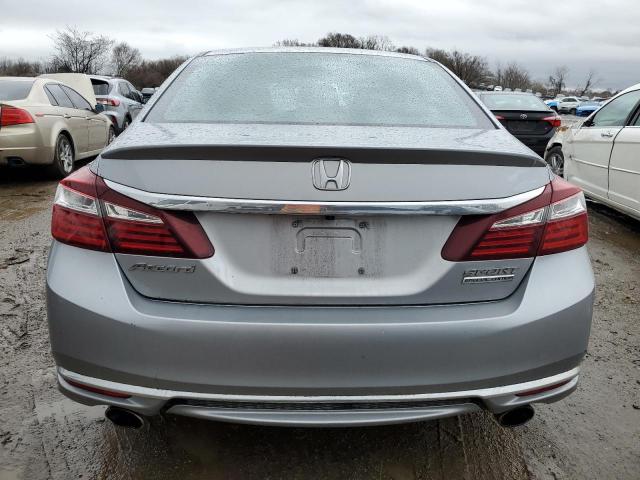 1HGCP2F11HA258906 - 2017 HONDA ACCORD SPO SILVER photo 6