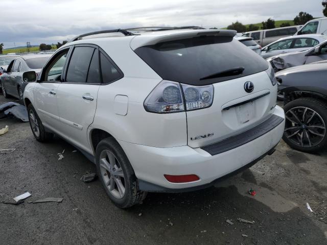 JTJGW31U082009715 - 2008 LEXUS RX 400H WHITE photo 2