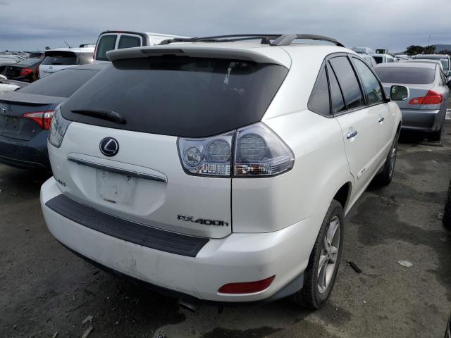 JTJGW31U082009715 - 2008 LEXUS RX 400H WHITE photo 3