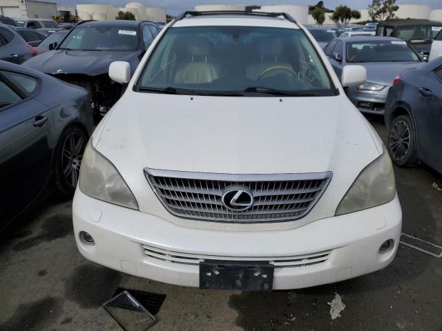 JTJGW31U082009715 - 2008 LEXUS RX 400H WHITE photo 5