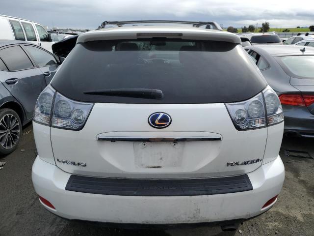 JTJGW31U082009715 - 2008 LEXUS RX 400H WHITE photo 6