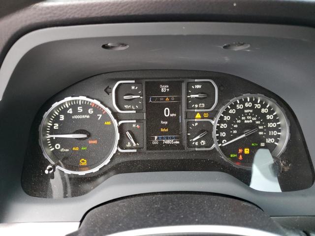 5TFUY5F1XJX718722 - 2018 TOYOTA TUNDRA DOUBLE CAB SR/SR5 BLUE photo 9