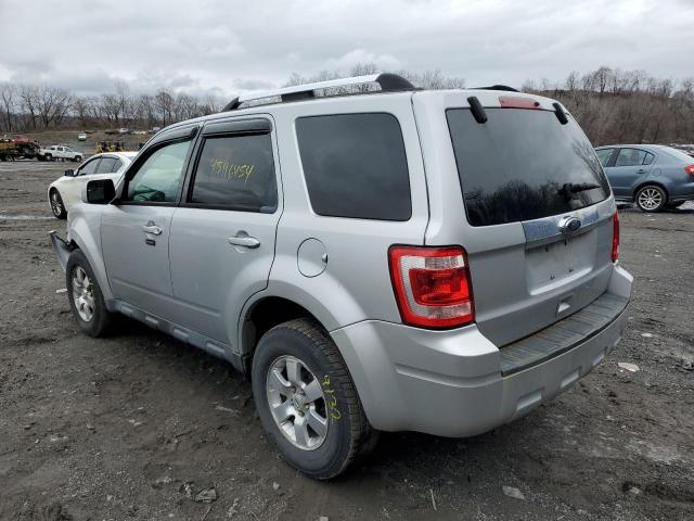 1FMCU9EG8BKA09124 - 2011 FORD ESCAPE LIMITED SILVER photo 2