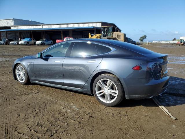 5YJSA1E22FF108359 - 2015 TESLA MODEL S GRAY photo 2