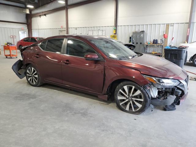 3N1AB8CV6LY256984 - 2020 NISSAN SENTRA SV BURGUNDY photo 4