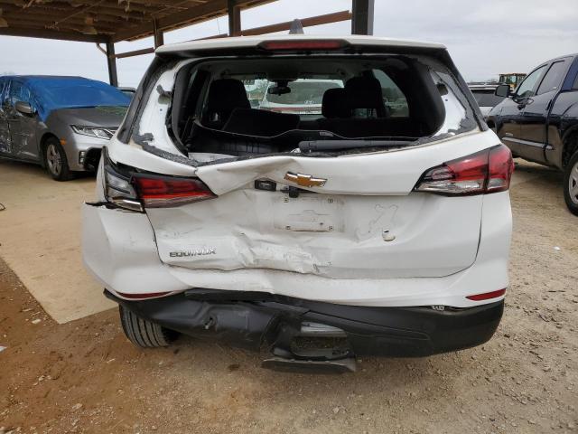 3GNAXHEV2NS151724 - 2022 CHEVROLET EQUINOX LS WHITE photo 6