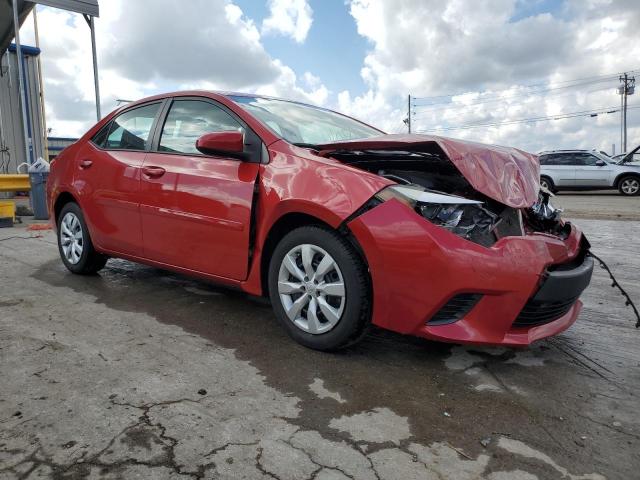 2T1BURHE6EC202033 - 2014 TOYOTA COROLLA L RED photo 4