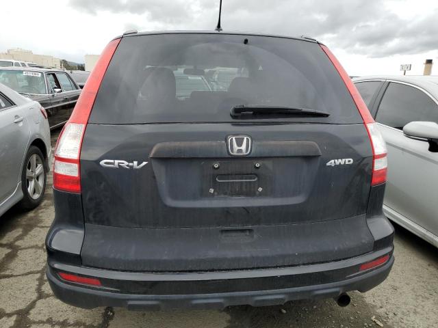 5J6RE4H34AL021409 - 2010 HONDA CR-V LX BLACK photo 6