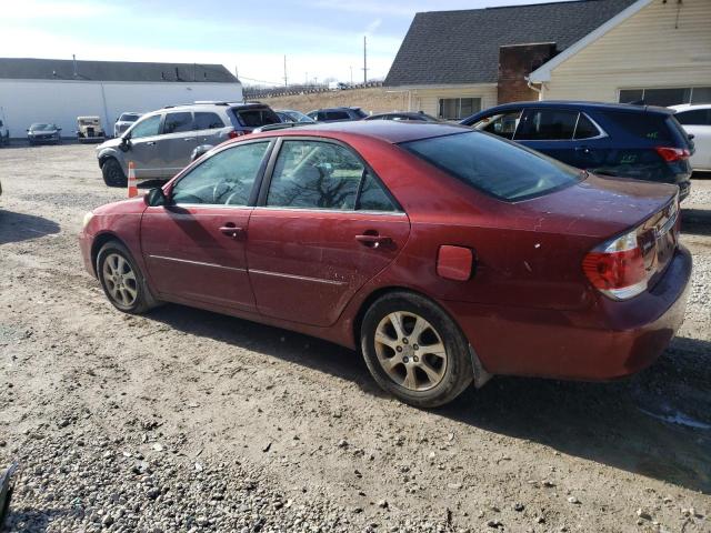 4T1BE32K55U433190 - 2005 TOYOTA CAMRY LE RED photo 2