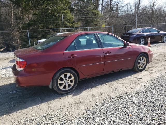 4T1BE32K55U433190 - 2005 TOYOTA CAMRY LE RED photo 3