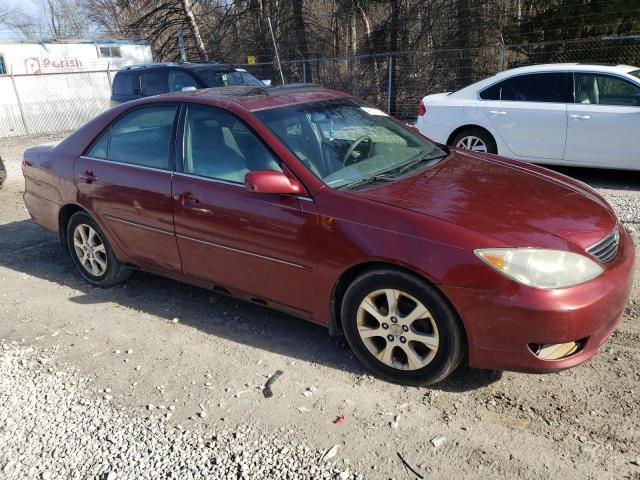 4T1BE32K55U433190 - 2005 TOYOTA CAMRY LE RED photo 4