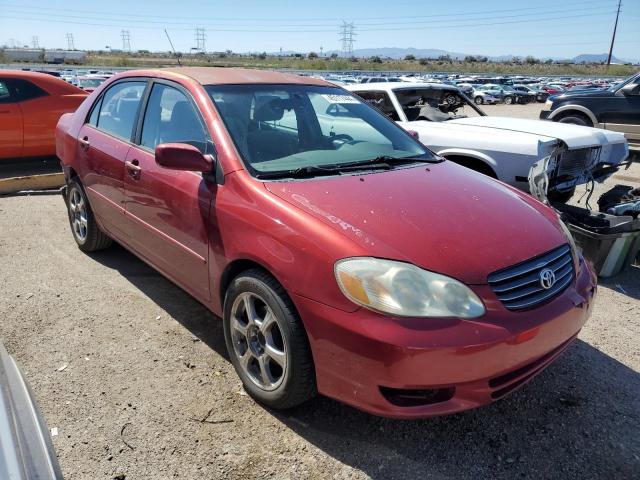 JTDBR32E742031006 - 2004 TOYOTA COROLLA CE RED photo 4