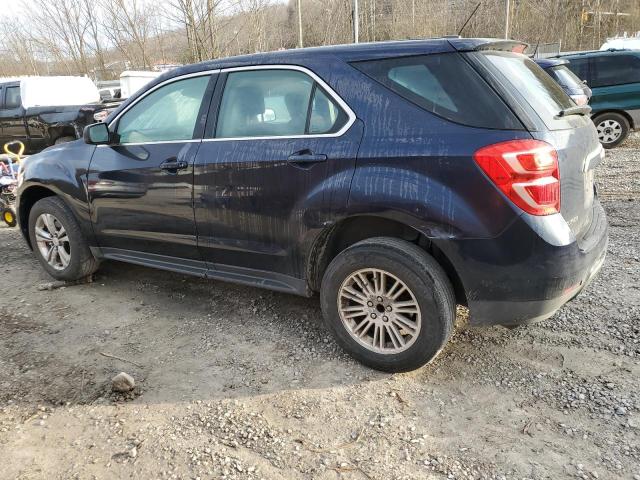 2GNALBEK4H1576764 - 2017 CHEVROLET EQUINOX LS BLUE photo 2