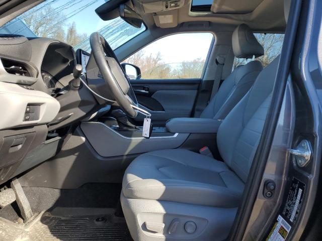 5TDGZRAH3MS035700 - 2021 TOYOTA HIGHLANDER XLE 灰色 照片 7