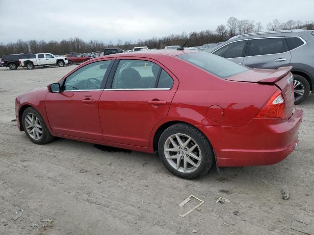 3FAHP0JA8CR294070 - 2012 FORD FUSION SEL RED photo 2