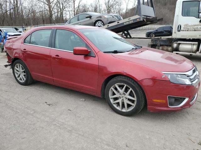 3FAHP0JA8CR294070 - 2012 FORD FUSION SEL RED photo 4