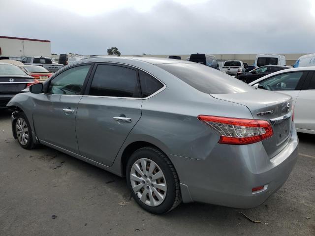 3N1AB7AP9EY259282 - 2014 NISSAN SENTRA S GRAY photo 2