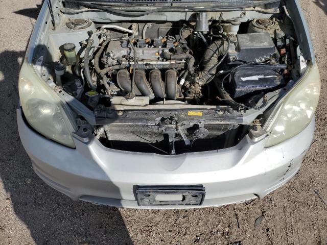 2T1KR32E13C102331 - 2003 TOYOTA COROLLA MA XR SILVER photo 11