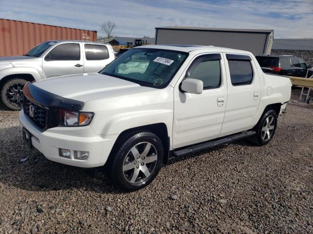 5FPYK1F6XEB008833 - 2014 HONDA RIDGELINE RTL-S WHITE photo 1