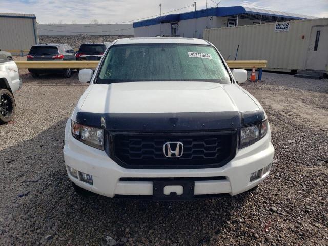 5FPYK1F6XEB008833 - 2014 HONDA RIDGELINE RTL-S WHITE photo 5