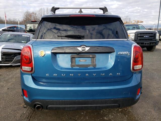 WMZYU7C49J3B86378 - 2018 MINI COOPER S E COUNTRYMAN ALL4 BLUE photo 6