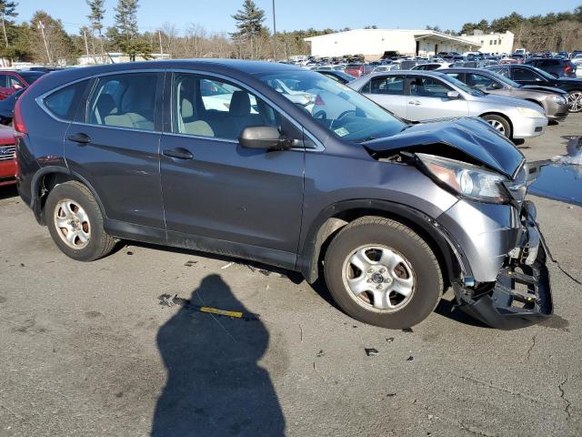 2HKRM4H35DH687230 - 2013 HONDA CR-V LX GRAY photo 4