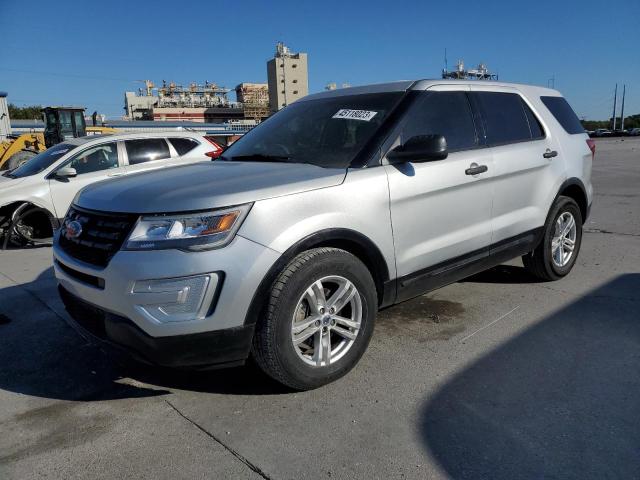 1FM5K8ARXJGA83792 - 2018 FORD EXPLORER POLICE INTERCEPTOR SILVER photo 1
