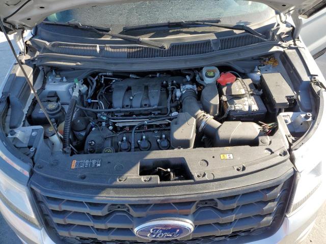 1FM5K8ARXJGA83792 - 2018 FORD EXPLORER POLICE INTERCEPTOR SILVER photo 12