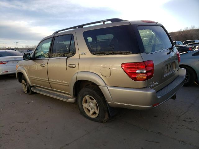 5TDBT44A42S094667 - 2002 TOYOTA SEQUOIA SR5 TAN photo 2