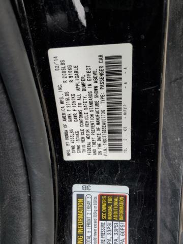 1HGCT1B85EA007736 - 2014 HONDA ACCORD EXL BLACK photo 12