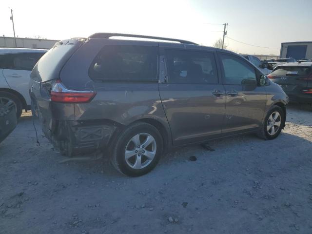 5TDKZ3DC3HS778239 - 2017 TOYOTA SIENNA LE CHARCOAL photo 3