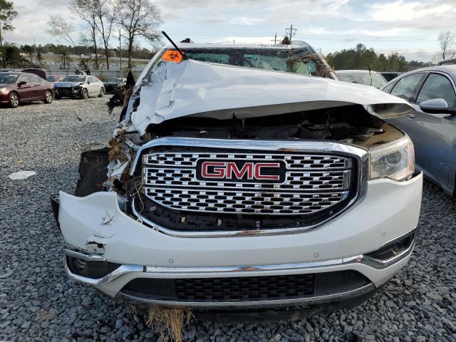 1GKKNPLS7HZ188821 - 2017 GMC ACADIA DENALI WHITE photo 5