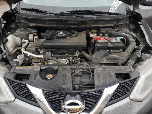 KNMAT2MT4FP551611 - 2015 NISSAN ROGUE S GRAY photo 11