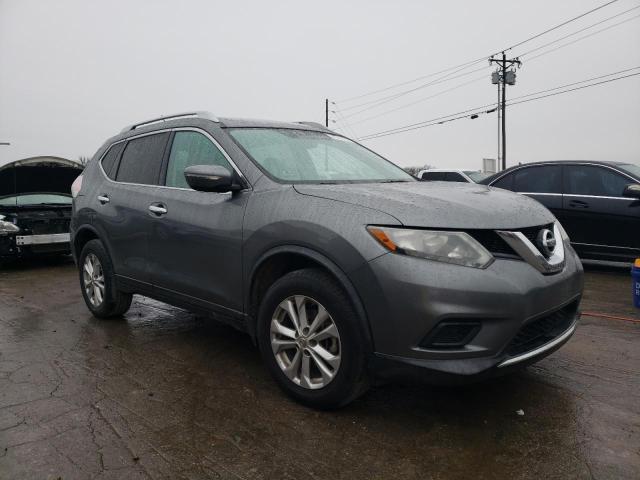 KNMAT2MT4FP551611 - 2015 NISSAN ROGUE S GRAY photo 4