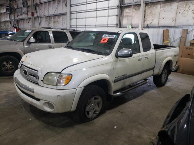 5TBBT44163S352312 - 2003 TOYOTA TUNDRA ACCESS CAB SR5 WHITE photo 1