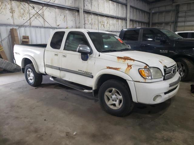 5TBBT44163S352312 - 2003 TOYOTA TUNDRA ACCESS CAB SR5 WHITE photo 4