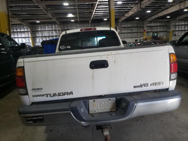 5TBBT44163S352312 - 2003 TOYOTA TUNDRA ACCESS CAB SR5 WHITE photo 6