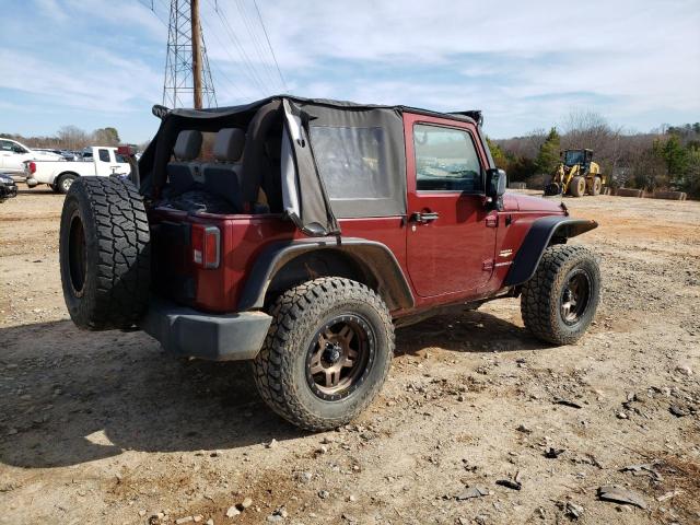 1J4FA54137L205452 - 2007 JEEP WRANGLER SAHARA BURGUNDY photo 3