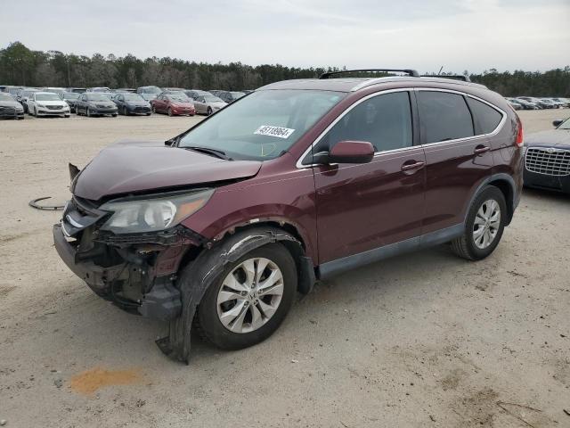 5J6RM3H76EL021577 - 2014 HONDA CR-V EXL MAROON photo 1